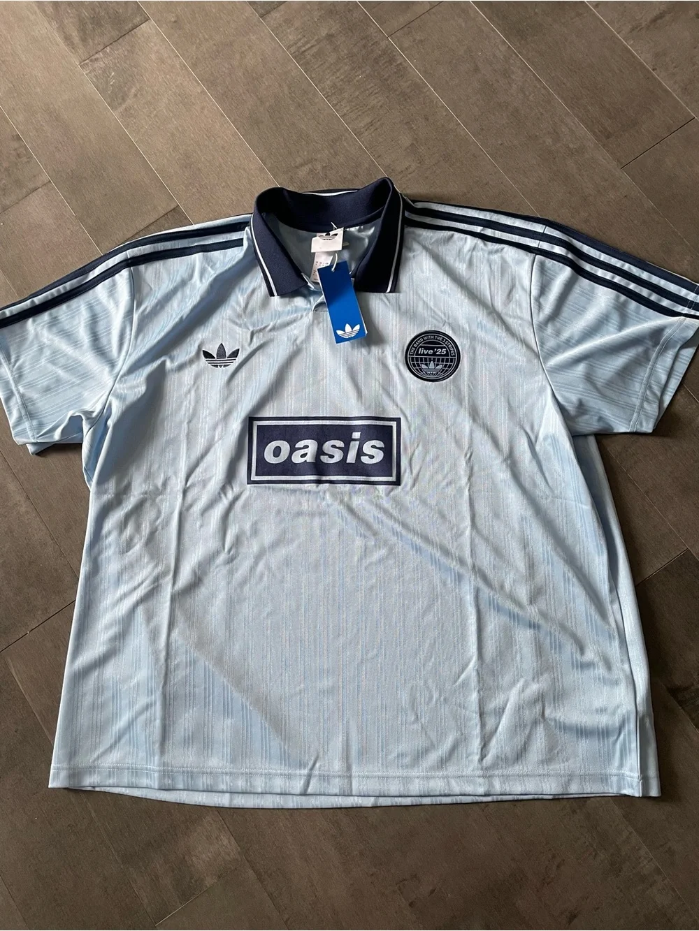 Adidas Originals x Oasis Tour Jacquard Soccer Jersey XL